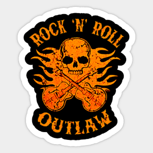 Rock 'n' Roll Outlaw (Colour) Sticker